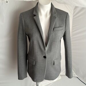 J Crew Regent gray sharp sleek four-season stretch blazer